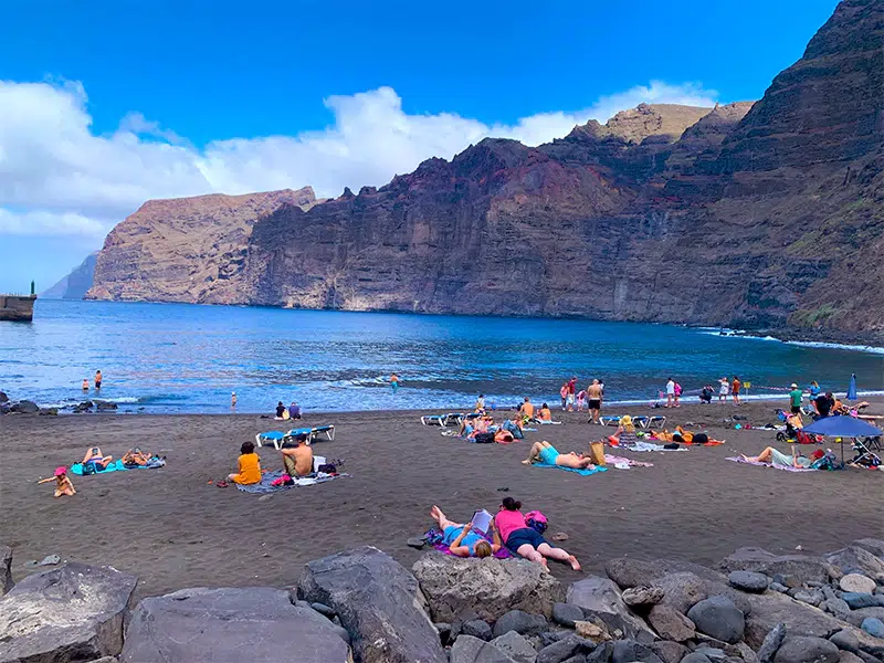 Los gigantes beach, Tenerife spain