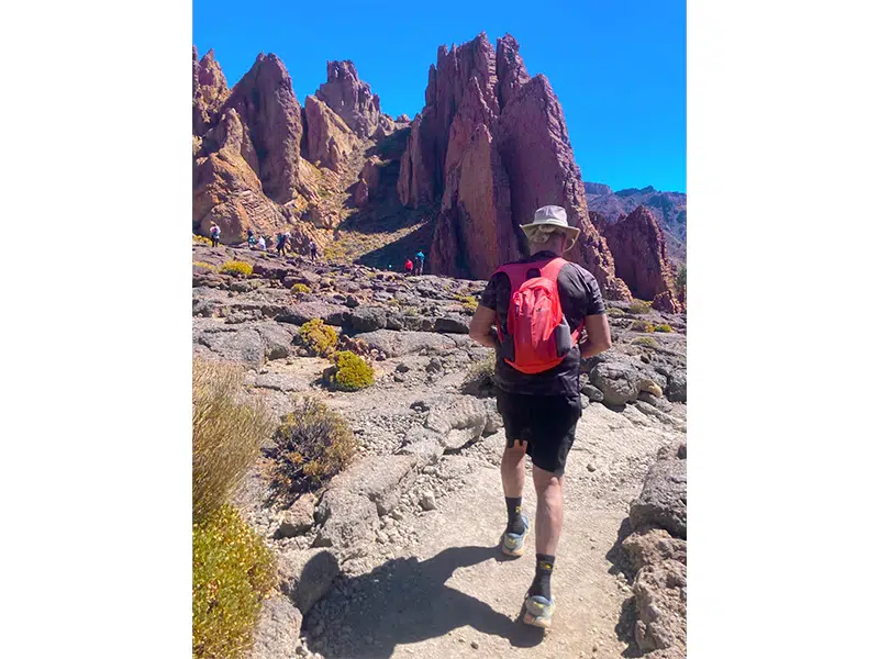 trekking path Mount Teide in Tenerife Canary Islands
