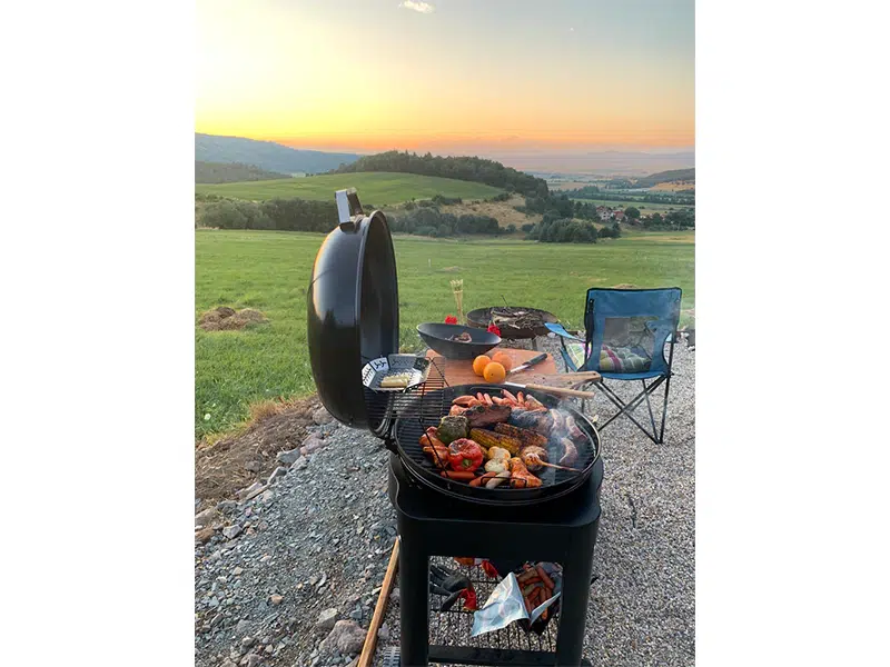 BBQ party in Slovakia walking tour