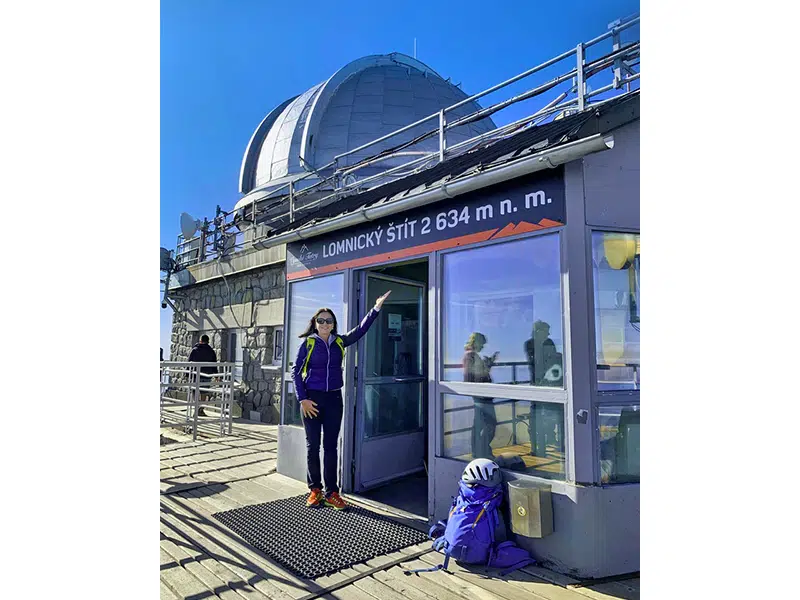 Observatory at the Lomnický Štít peak slovakia