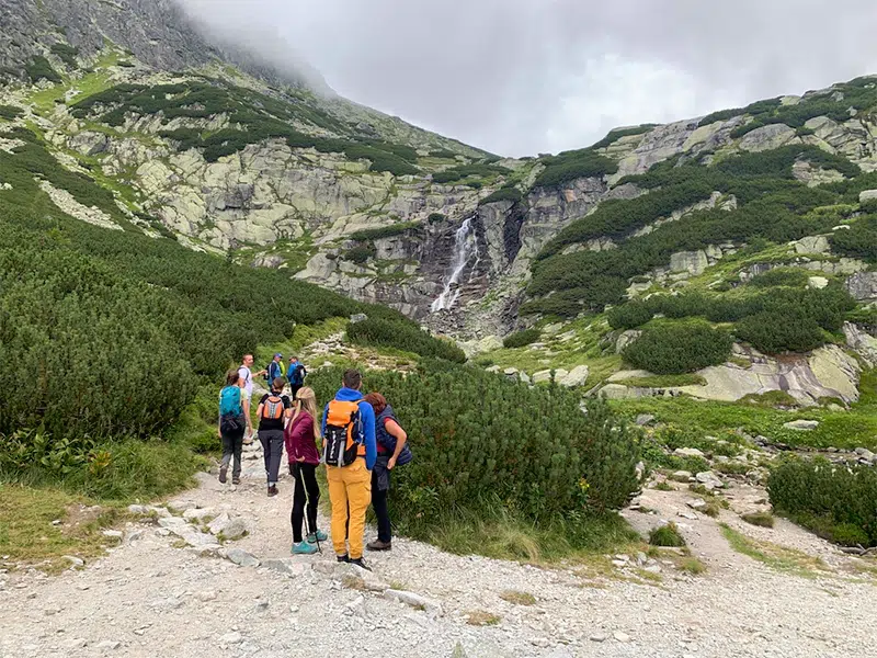 Skok waterfall High Tatras Slovakia