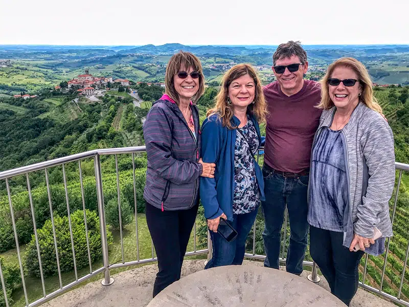 group photo of croatia slovenia Walking Tours