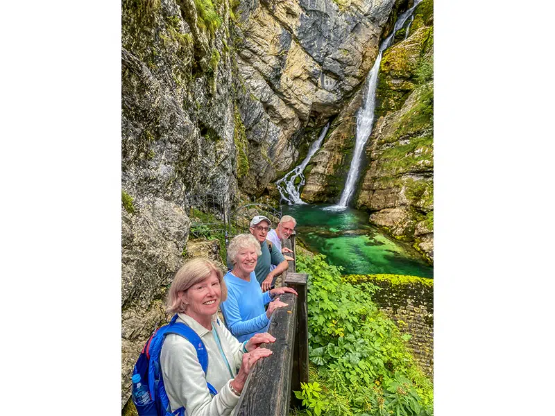 savica waterfall triglav national park slovenia walking tour