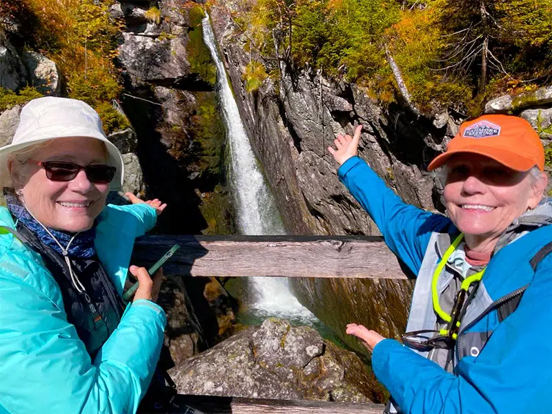 waterfall in Slovakia walking tour